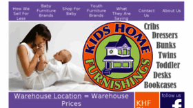 What Kidshomefurnishings.com website looked like in 2016 (7 years ago)