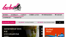 What Kadinella.com website looked like in 2016 (7 years ago)
