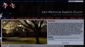What Kerrbaptist.org website looked like in 2016 (7 years ago)