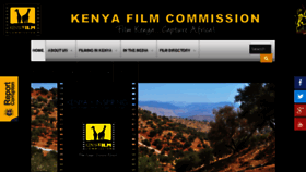What Kenyafilmcommission.com website looked like in 2016 (7 years ago)