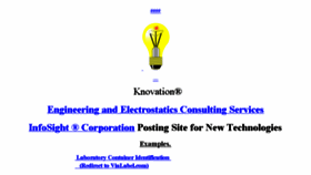 What Knovation.com website looked like in 2016 (9 years ago)
