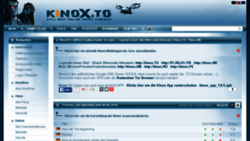 What Kinox.io website looked like in 2016 (7 years ago)