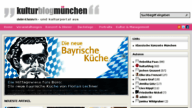 What Klassik-muenchen.de website looked like in 2016 (7 years ago)