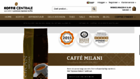 What Koffiecentrale.com website looked like in 2016 (7 years ago)