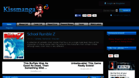 What Kissmanga.com website looked like in 2016 (9 years ago)