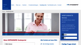 What Kunde.wertgarantie.de website looked like in 2016 (7 years ago)