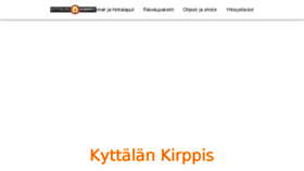 What Kyttalankirppis.fi website looked like in 2016 (7 years ago)