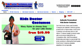 What Kidsdoctorcostumes.com website looked like in 2016 (7 years ago)