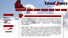What Karmachimico.it website looked like in 2016 (7 years ago)