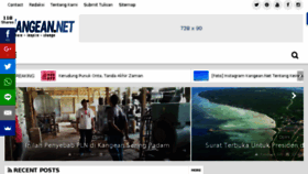 What Kangean.net website looked like in 2016 (7 years ago)