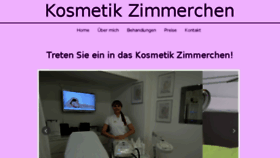 What Kosmetikzimmerchen.com website looked like in 2016 (7 years ago)