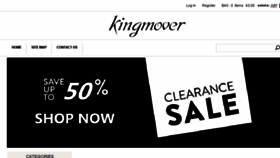 What Kingmover.co.uk website looked like in 2016 (7 years ago)