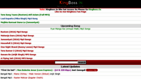 What Kingboss.in website looked like in 2016 (7 years ago)