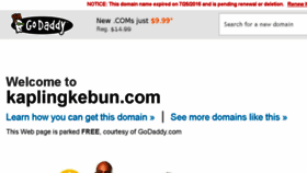 What Kaplingkebun.com website looked like in 2016 (7 years ago)