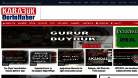 What Karabukderinhaber.com website looked like in 2016 (7 years ago)