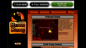 What Keithkong.com website looked like in 2016 (7 years ago)
