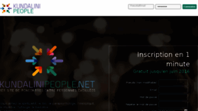 What Kundalinipeople.net website looked like in 2016 (7 years ago)