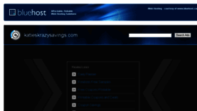 What Katieskrazysavings.com website looked like in 2016 (7 years ago)