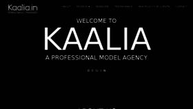 What Kaalia.in website looked like in 2016 (7 years ago)