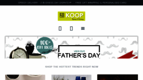 What Koop.co.nz website looked like in 2016 (7 years ago)