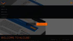 What Klcube.net website looked like in 2016 (7 years ago)