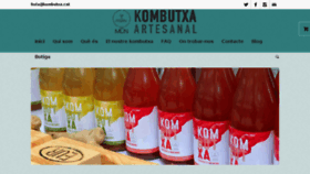 What Kombutxa.cat website looked like in 2016 (7 years ago)