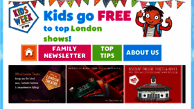 What Kidsweek.seetickets.com website looked like in 2016 (7 years ago)