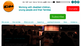 What Kids.org.uk website looked like in 2016 (7 years ago)