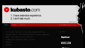 What Kubasto.com website looked like in 2016 (7 years ago)