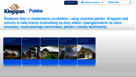 What Kingspan.pl website looked like in 2016 (7 years ago)