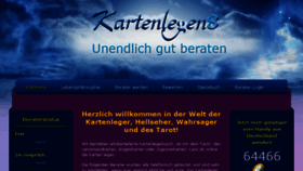 What Kartenlegen8.de website looked like in 2016 (7 years ago)
