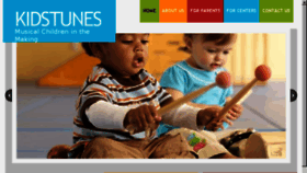 What Kidstunes.org website looked like in 2016 (7 years ago)