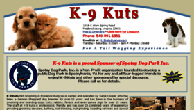 What K9kutsgrooming.com website looked like in 2016 (7 years ago)
