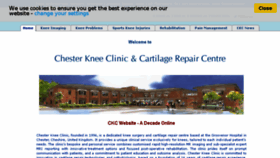 What Kneeclinic.info website looked like in 2016 (7 years ago)