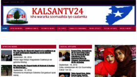 What Kalsantv24.com website looked like in 2016 (7 years ago)