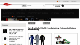 What Kartstore.de website looked like in 2016 (7 years ago)