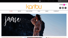 What Karibuboutique.com.au website looked like in 2016 (7 years ago)