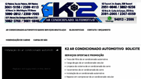 What K2arcondicionado.com.br website looked like in 2016 (7 years ago)