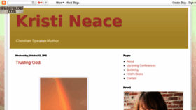 What Kristineace.com website looked like in 2016 (7 years ago)