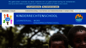 What Kinderrechtenschool.be website looked like in 2016 (7 years ago)