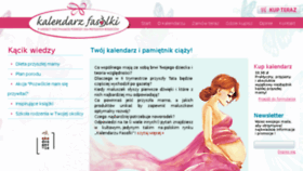 What Kalendarz-fasolki.pl website looked like in 2016 (7 years ago)