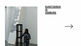 What Kunstverein.de website looked like in 2016 (7 years ago)