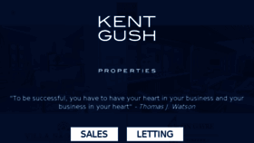 What Kentgush.co.za website looked like in 2016 (7 years ago)
