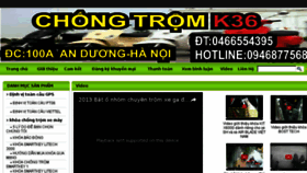 What Khoachongtrom.net.vn website looked like in 2016 (7 years ago)