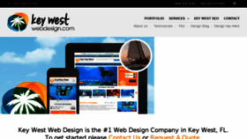 What Keywestwebdesign.com website looked like in 2016 (7 years ago)