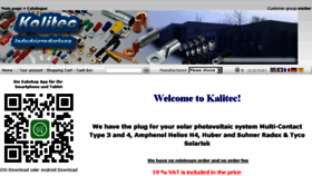 What Kalishop.de website looked like in 2016 (7 years ago)