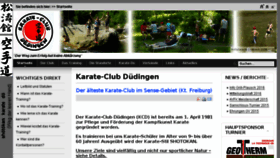 What Karate-duedingen.ch website looked like in 2016 (7 years ago)