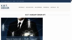 What Kbtdekor.hu website looked like in 2016 (7 years ago)