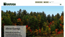 What Kanuga.org website looked like in 2016 (7 years ago)