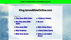 What Kingjamesbibleonline.com website looked like in 2016 (7 years ago)